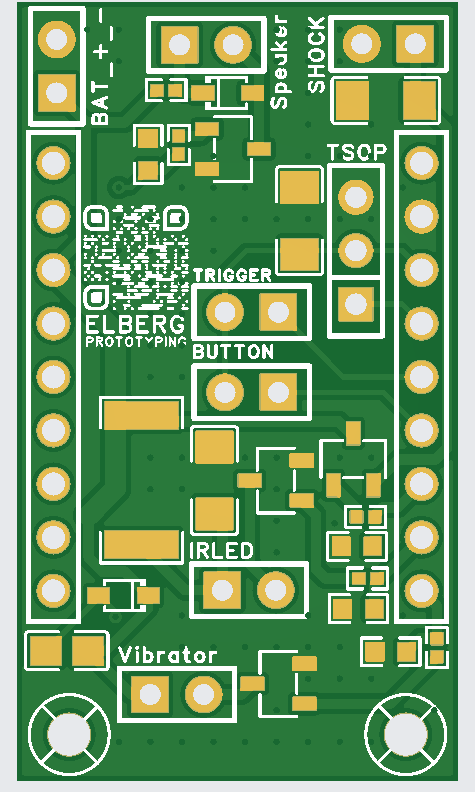 Taser Game custom PCB