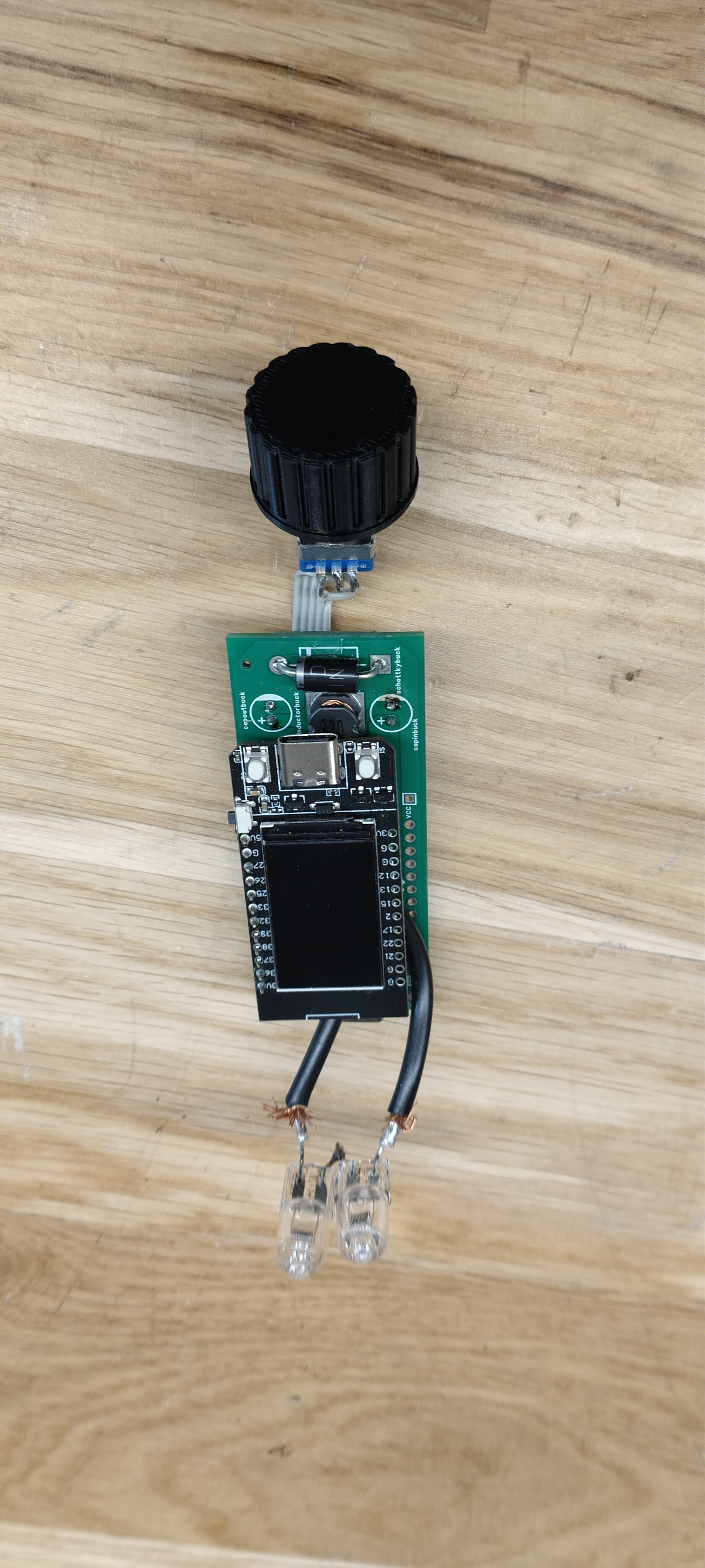 Bio lamp V1 EC11 encoder knob