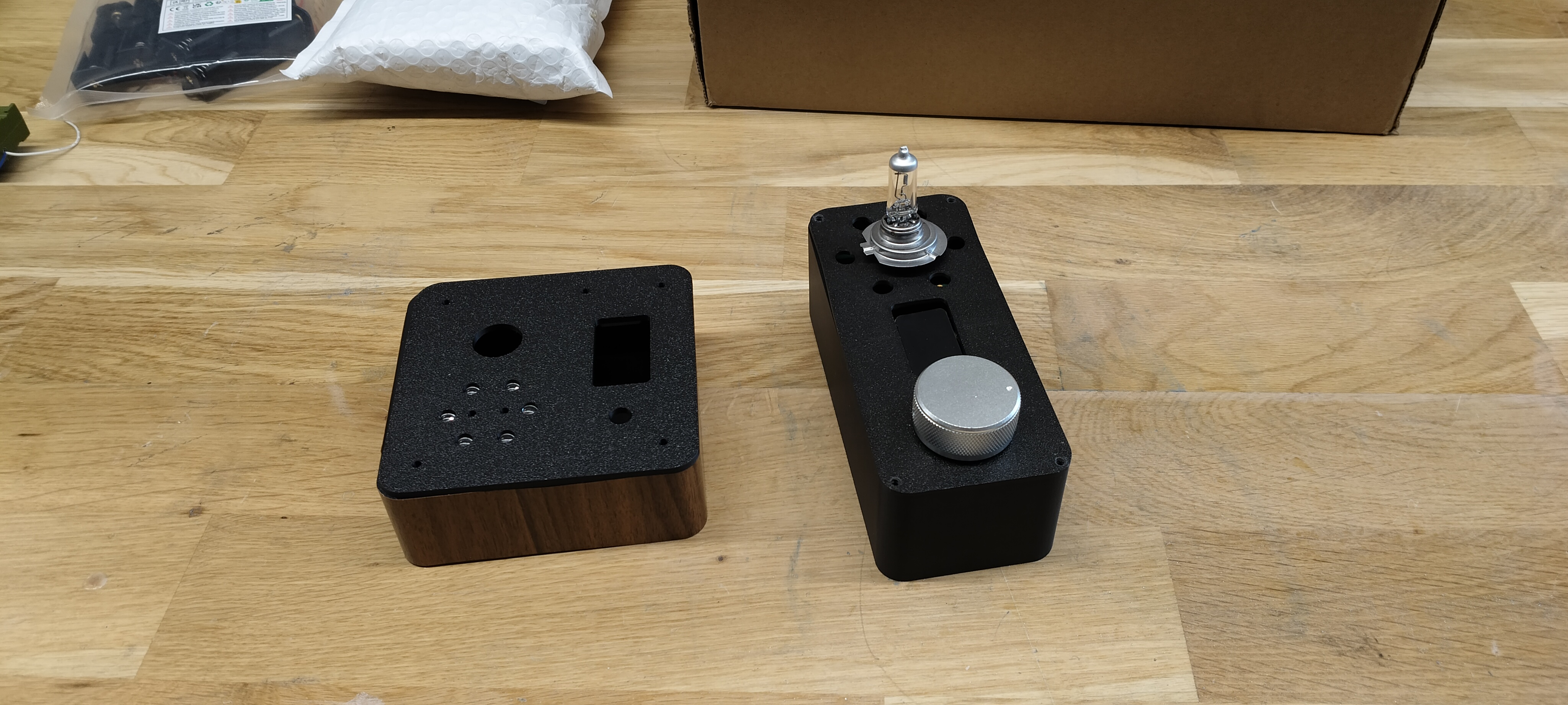 Bio lamp V1.5 plastic form factor prototypes