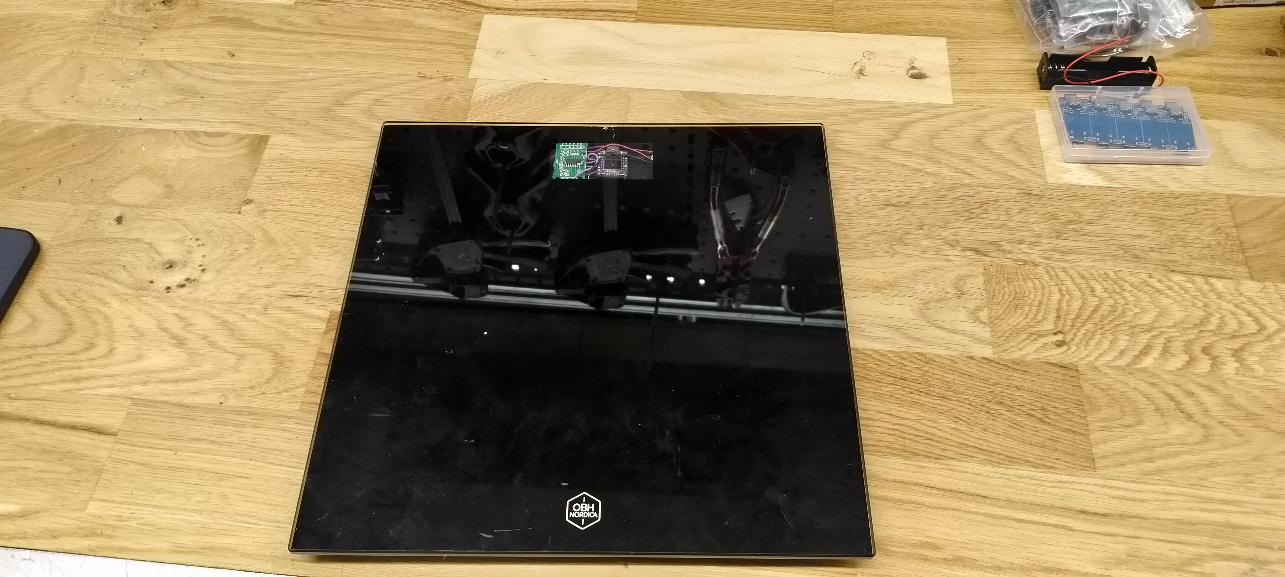 Force plate hacked from bathroom scale