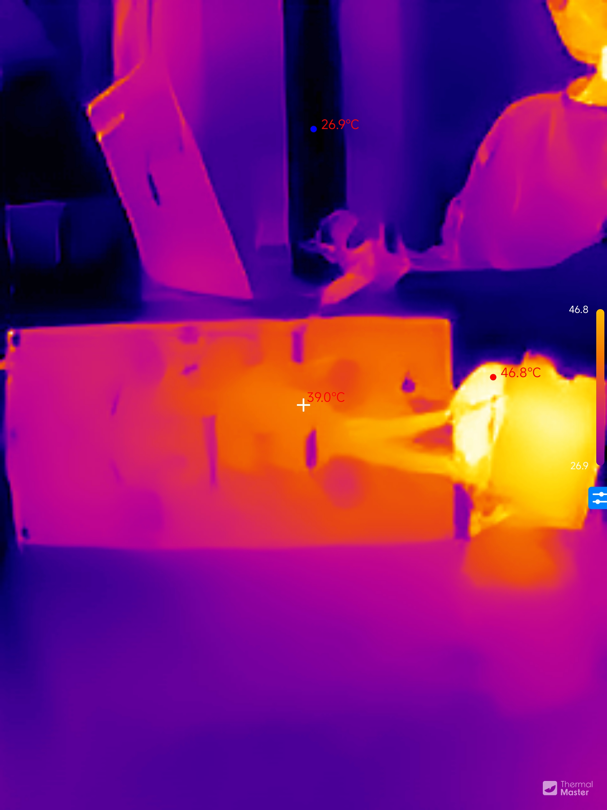 Thermal camera — PCB underside